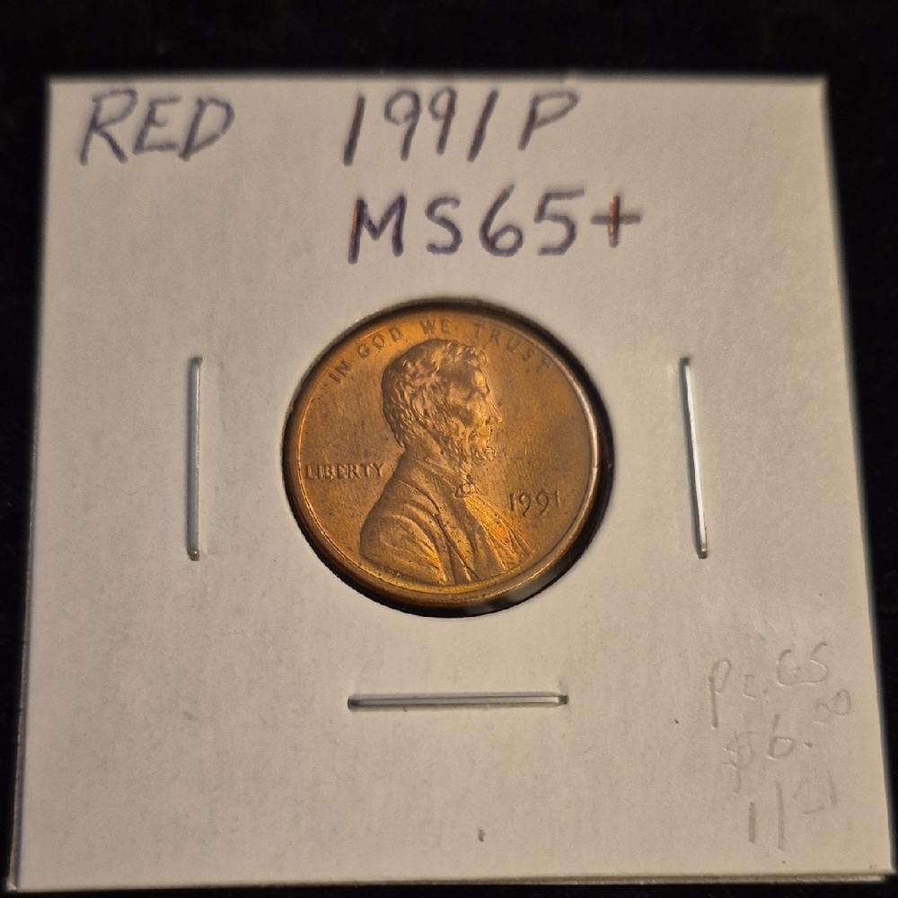 1991 P MS65+ Penny